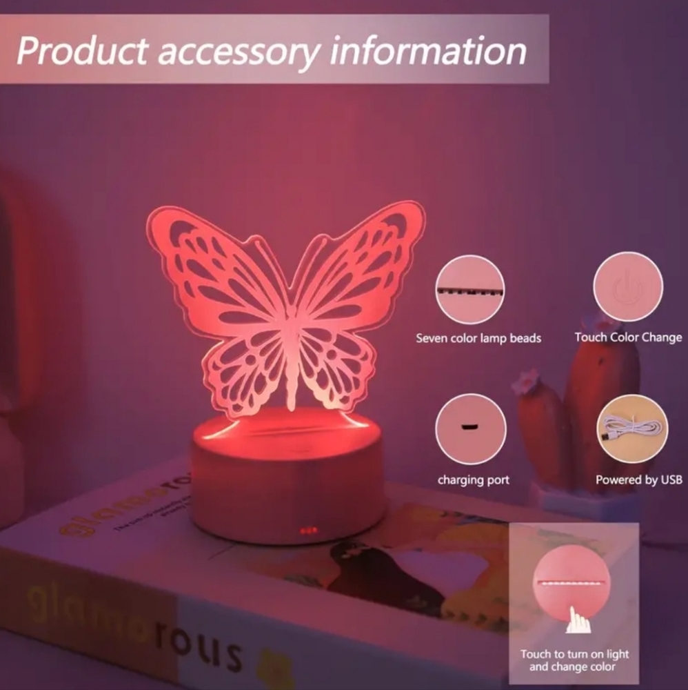 Butterfly Color Changing Light - Picture 8 of 10
